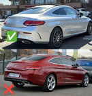 Mercedes C-class W205 2014-2021 Zestaw body kit z dyfuzorem do Coupe (AMG C63-design 2014-2018) zdjęcia 2