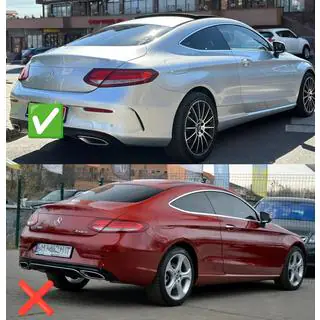 Zestaw body kit z dyfuzorem do Coupe (AMG C63-design 2014-2018) Mercedes C-сlass W205 2014-2021 zdjęcia 2