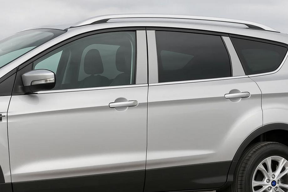 Ford Kuga/Escape 2013-2019 Listwy Słupków Drzwi ze Stali Nierdzewnej Image