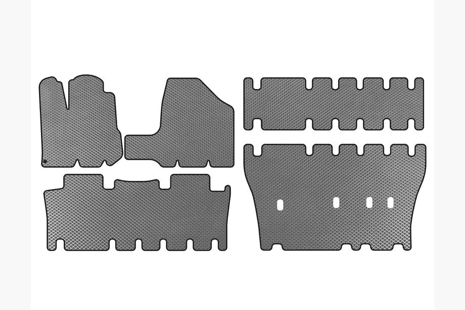 Toyota Sienna 2003-2009 Dywaniki EVA (3 Rzędy, Szare) Image