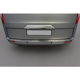 Listwa chromowana nad tablicą rejestracyjną (bez kamery, stal nierdzewna) Ford Custom 2013-2022 zdjęcia 1