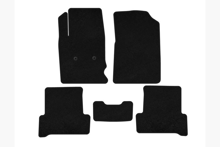 Chevrolet Colorado 2012–2022 2012-2022 Dywaniki welurowe Premium (Czarny) Image