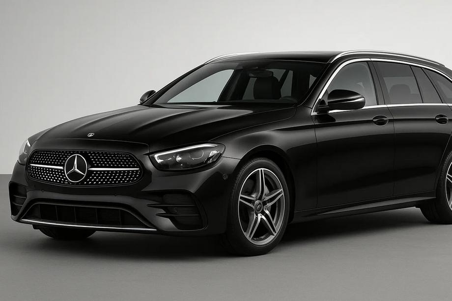 Mercedes E-class W213 2016-2023 Przedni Grill Diamond Black (do SW, 2020+) Image