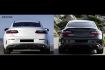 Mercedes E-class coupe C238 2016-2024 Zestaw body kit facelift w stylu AMG E63 2024 zdjęcia 3