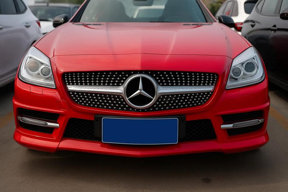 Mercedes SLK R172 2011-2016 Atrapa Przednia Diamond Black Image