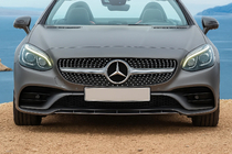 Mercedes SLC R172 2016-2020 Przedni Grill Diamond Silver zdjęcia 1