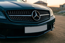 Mercedes SL R230 2001-2011 Atrapa Chlodnicy Diamond Black (2008-2011) zdjęcia 1