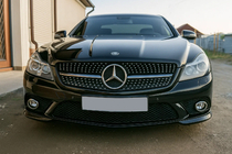 Mercedes SL R230 2001-2011 Atrapa Chlodnicy Diamond Black (2008-2011) zdjęcia 3