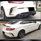 Mercedes C-class W205 2014-2021 Dyfuzor Tylnego Zderzaka V2 (do Coupe/Cabriolet C63 AMG 2015-2019, Carbon) zdjęcia 3