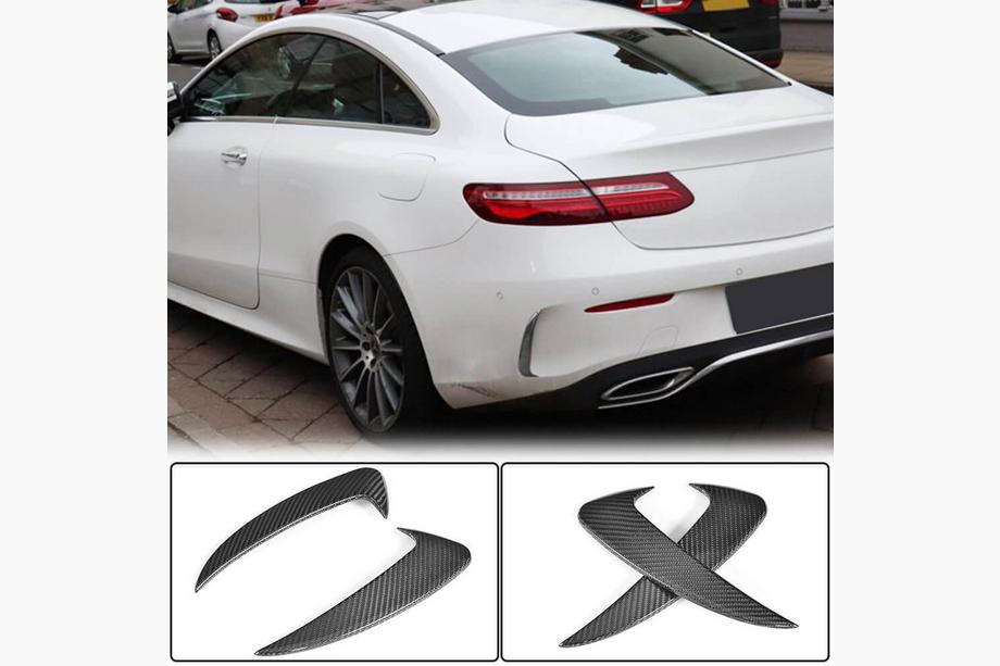 Mercedes C-class W205 2014-2021 Nakładki na Tylny Zderzak V1 (do Coupe/Cabriolet Base/AMG-Line/C43 AMG 2015-2019, Carbon) Zdjęcia 1