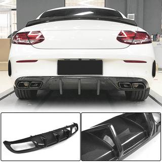 Dyfuzor Tylnego Zderzaka V1 do Coupe/Cabriolet C63 AMG 2015-2019 Carbon zdjęcia 1