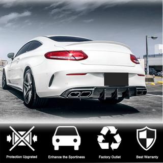 Dyfuzor Tylnego Zderzaka V1 do Coupe/Cabriolet C63 AMG 2015-2019 Carbon zdjęcia 3
