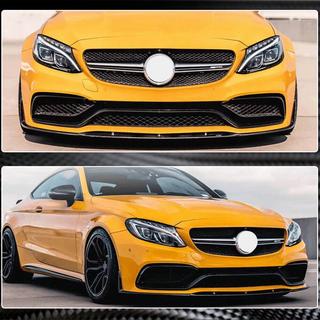 Nakładka na przedni zderzak Lip V1 (Coupé/Kabriolet C63 AMG 2015-2019, Carbon) zdjęcia 3