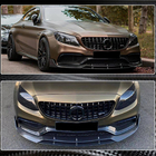 Mercedes C-class W205 2014-2021 Nakładka na przedni zderzak Lip V2 (Coupé/Cabrio C63 AMG 2015-2019, Carbon) zdjęcia 5