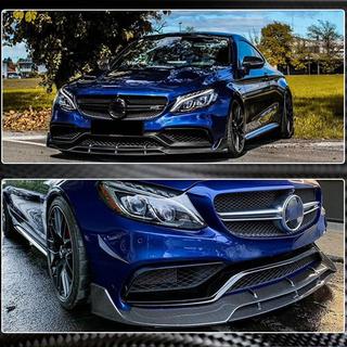 Nakładka na przedni zderzak Lip V2 (Coupé/Cabrio C63 AMG 2015-2019, Carbon) zdjęcia 4