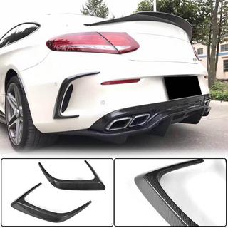 Nakładki na tylny zderzak (do Coupe/Cabriolet C63 AMG 2015-2019, Carbon) zdjęcia 1