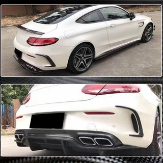 Nakładki na tylny zderzak (do Coupe/Cabriolet C63 AMG 2015-2019, Carbon) zdjęcia 3