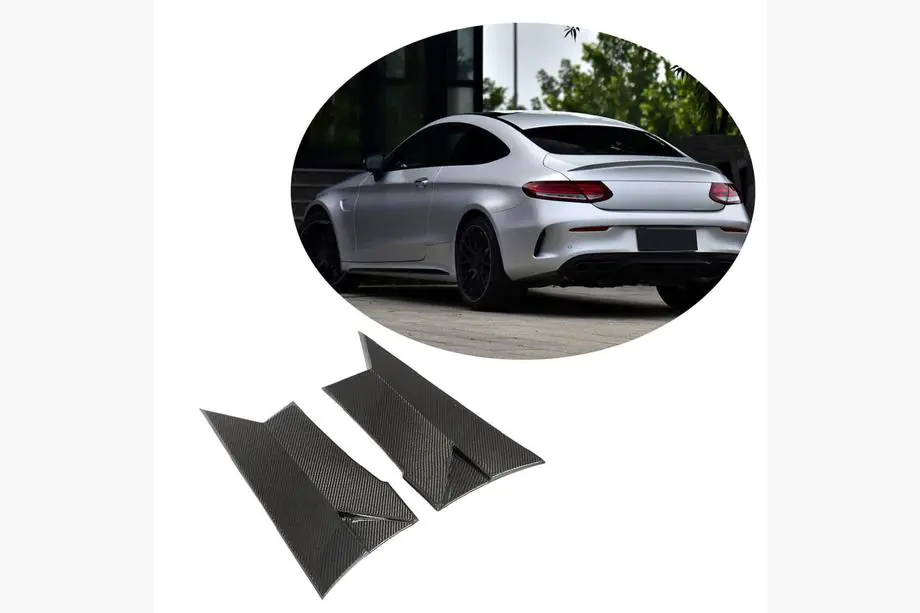 Mercedes C-class W205 2014-2021 Nakładki na tylne błotniki z karbonu (do Coupe/Cabriolet C63 AMG 2015-2019) Zdjęcia 1