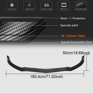 Nakładka na przedni zderzak Lip V3 (Coupe/Cabrio C63 AMG 2015-2019, Carbon) zdjęcia 4