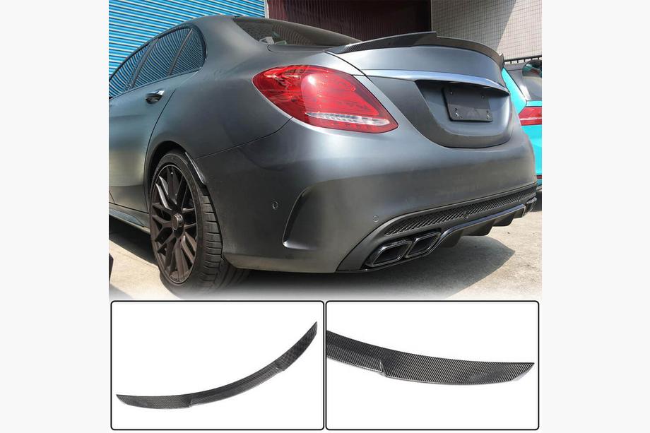Mercedes C-class W205 2014-2021 Spoiler V6 (do SD 2015-2021, Carbon) Image
