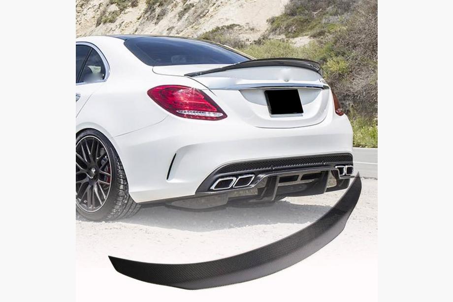 Mercedes C-class W205 2014-2021 Spoiler V7 (do SD 2015-2021, Carbon) Image