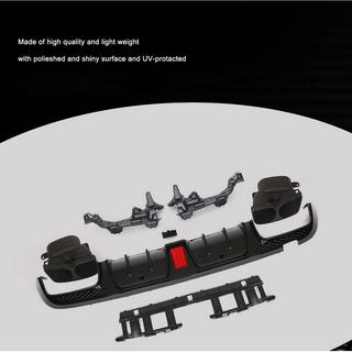 Dyfuzor tylnego zderzaka z końcówkami wydechu (do SD C43 AMG 2015-2019, Carbon) zdjęcia 3