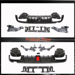Dyfuzor tylnego zderzaka z końcówkami wydechu (do SD C43 AMG 2015-2019, Carbon) zdjęcia 4
