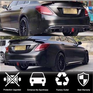 Dyfuzor tylnego zderzaka z końcówkami wydechu (do SD C43 AMG 2015-2021, Carbon) zdjęcia 2