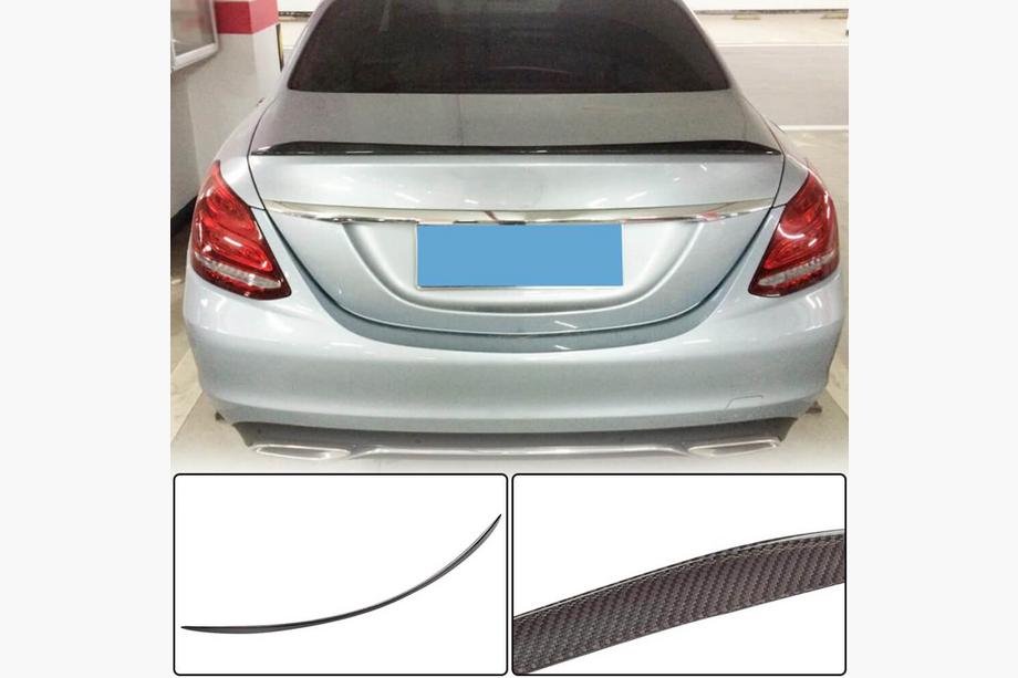 Mercedes C-class W205 2014-2021 Spoiler V11 (do SD 2015-2021, Carbon) Image