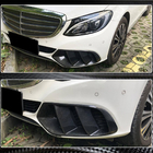Mercedes C-class W205 2014-2021 Nakładki na Halogeny z Włókna Węglowego (do SD Base 2015-2019) zdjęcia 4