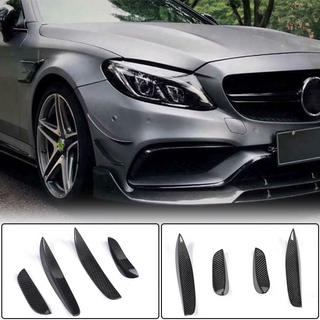 Nakładki na Przedni Zderzak z Włókna Węglowego do C63 AMG 2015-2019 zdjęcia 2
