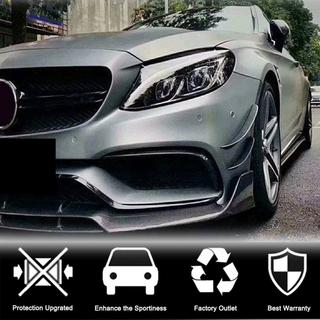 Nakładki na Przedni Zderzak z Włókna Węglowego do C63 AMG 2015-2019 zdjęcia 3