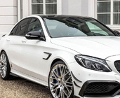 Mercedes C-class W205 2014-2021 Nakładki na przednie błotniki z karbonu (do Coupe/Cabrio C63 AMG 2015-2019) zdjęcia 7
