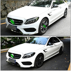 Mercedes C-class W205 2014-2021 Nakładki na przednie błotniki z karbonu (do Coupe/Cabrio C63 AMG 2015-2019) zdjęcia 8