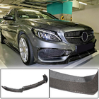 Mercedes C-class W205 2014-2021 Nakładka na przedni zderzak Lip V1 do C43 AMG 2015-2019 Carbon zdjęcia 1