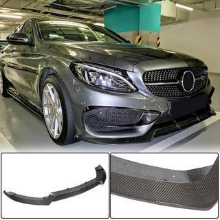 Nakładka na przedni zderzak Lip V1 do C43 AMG 2015-2019 Carbon zdjęcia 1