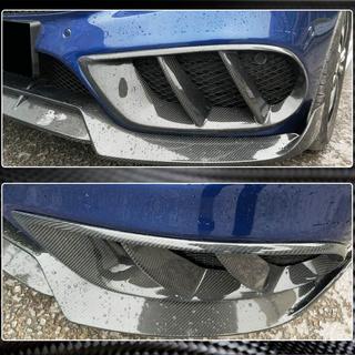 Nakładki na światła przeciwmgielne z karbonu do C43 AMG 2015-2019 zdjęcia 3