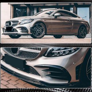 Nakładki na Zderzak Przedni V2 (do C43 AMG 2019-2021, Carbon) zdjęcia 4