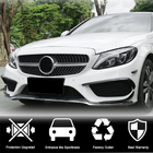 Mercedes C-class W205 2014-2021 Nakładki na przedni zderzak z karbonu do C43 AMG 2015-2019 zdjęcia 2