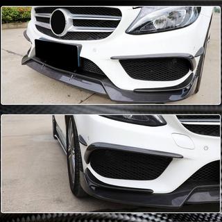 Nakładki na przedni zderzak z karbonu do C43 AMG 2015-2019 zdjęcia 3