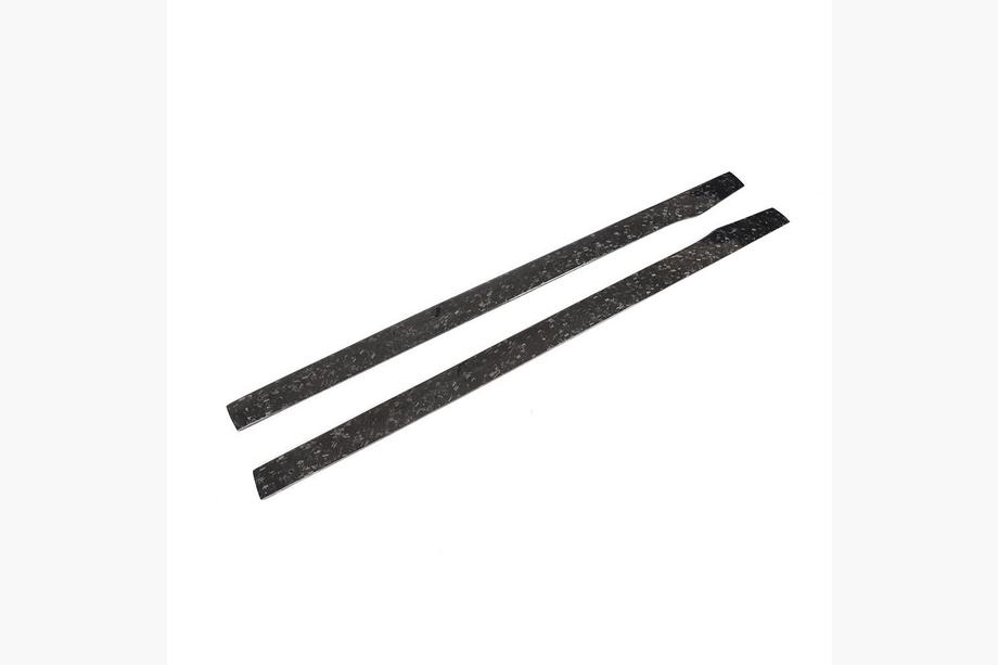 Mercedes C-class W205 2014-2021 Progi Boczne V1 (do C43/C63 AMG 2015-2019, Carbon) Image