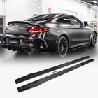 Mercedes C-class W205 2014-2021 Progi Boczne V2 (do C43/C63 AMG 2015-2019, Carbon) zdjęcia 1