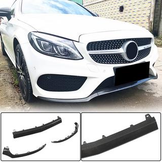 Nakładka na przedni zderzak Lip V4 do C43 AMG 2015-2019 Carbon zdjęcia 1