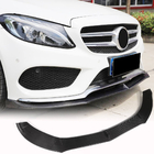 Mercedes C-class W205 2014-2021 Nakładka na przedni zderzak Lip V6 do C43 AMG 2015-2019 Carbon zdjęcia 2