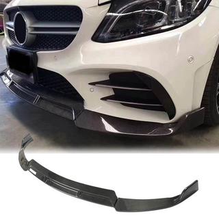 Nakładka Zderzaka Przedniego Lip V3 do C43 AMG 2019-2021 Carbon zdjęcia 1