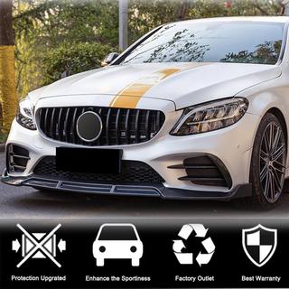 Nakładka Zderzaka Przedniego Lip V3 do C43 AMG 2019-2021 Carbon zdjęcia 3