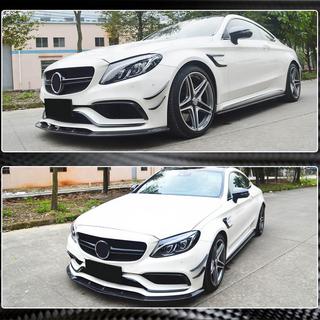 Nakładka na przedni zderzak Lip V1 do SD C63 AMG 2015-2019 Carbon zdjęcia 4