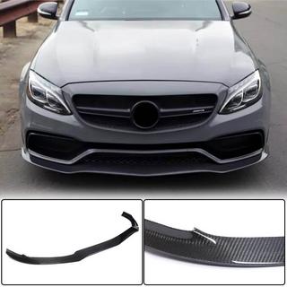 Nakładka Zderzaka Przedniego Lip V2 do SD C63 AMG 2015-2019 Carbon zdjęcia 1