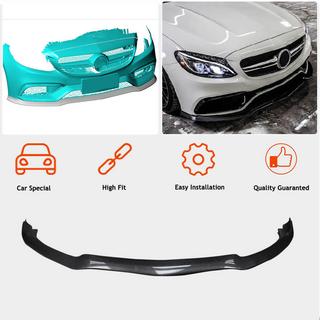 Nakładka Zderzaka Przedniego Lip V2 do SD C63 AMG 2015-2019 Carbon zdjęcia 2