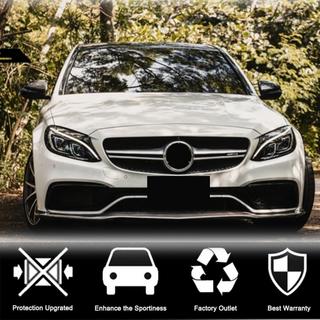 Nakładka Zderzaka Przedniego Lip V2 do SD C63 AMG 2015-2019 Carbon zdjęcia 3
